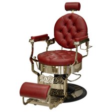 Hair Styling Barber Chair with Hydraulic INFINITY Red