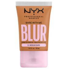 Tečni puder NYX Professional Makeup Bare With Me Blur BWMBT 30ml - Medium Dark 12