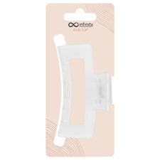 Hair Clip INFINITY INF334 Transparent White