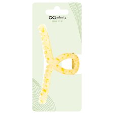 Hair Clip INFINITY INF342 Spiral Yellow