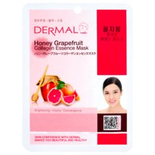 Sheet maska za lice DERMAL Collagen Essence med i grejpfrut 23g