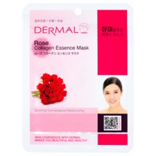 Sheet maska za lice DERMAL Collagen Essence ruža 23g