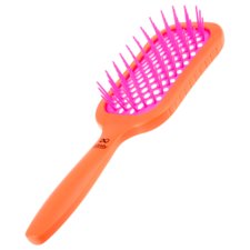 Četka za raščešljavanje kose INFINITY Rapunzel neon narandžasta-pink
