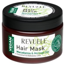 Maska za suvu i oštećenu kosu REVUELE Macadamia & Moringa Oils 360ml