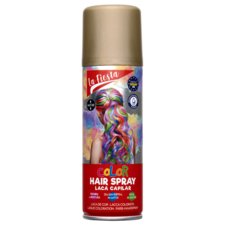 Color Hair Spray LA FIESTA Gold 125ml
