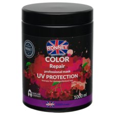 UV Protection Mask for Damaged & Dyed Hair RONNEY Color Repair 1000ml