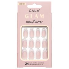 Set of press-on tips CALA Glam Couture French