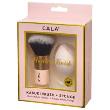 Makeup Brush & Sponge Set CALA Flawless Finish Pink