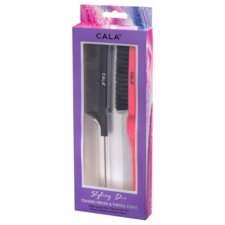 Comb and Hair Brush Set CALA Styling Duo