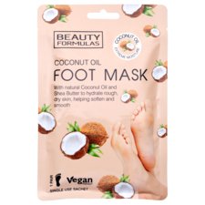 Foot Mask BEAUTY FORMULAS Coconut Oil 2/1