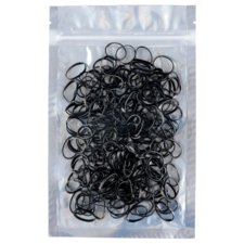 Silicone Hair Bands F-13BL Black 250/1