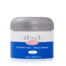UV gradivni gel za nadogradnju noktiju IBD Builder Pure White 56g