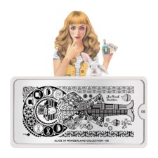 Stamping Nail Art Image Plate MOYOU Alice 08