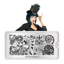 Stamping Nail Art Image Plate MOYOU Gothic 07