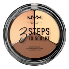 Paleta za konturisanje lica NYX Professional Makeup 3STS 3x5g - Light 3STS02