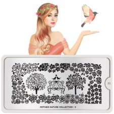 Stamping Nail Art Image Plate MOYOU Mother Nature 11