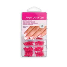 Kratke tipse za francuski manikir u boji PFT - Roze