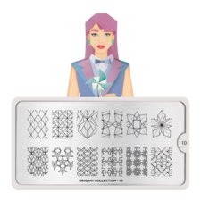 Stamping Nail Art Image Plate MOYOU Origami 10