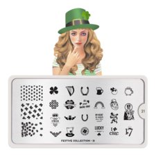Stamping Nail Art Image Plate MOYOU Festive 21