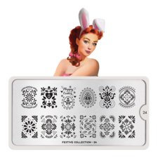 Stamping Nail Art Image Plate MOYOU Festive 24