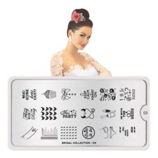 Stamping Nail Art Image Plate MOYOU Bridal 03
