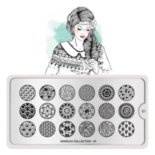 Stamping Nail Art Image Plate MOYOU Doodles 01