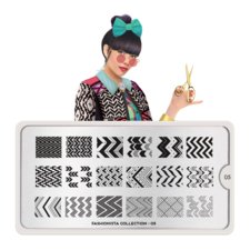 Stamping Nail Art Image Plate MOYOU Fashionista 05