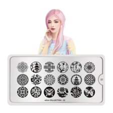 Stamping Nail Art Image Plate MOYOU Asia 01