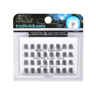 Individual Lashes Knotted Flare Trios ARDELL Short Black