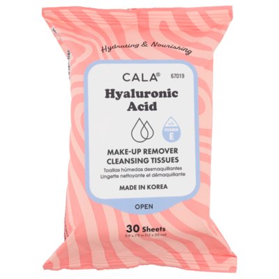 Vlažne maramice za uklanjanje šminke CALA hijaluronska kiselina 30/1