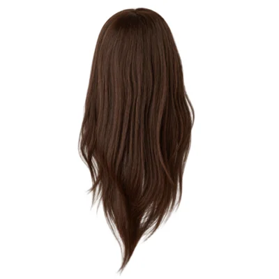 Trening lutka sa prirodnom kosom - braon L13S 40 cm