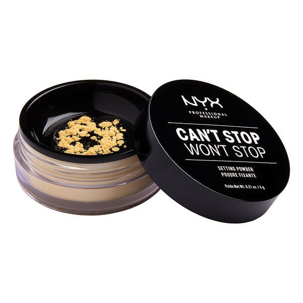 Setting Powder NYX Professional Makeup Can\'t Stop Won\'t Stop CSWSSP 6g -  Banana CSWSSP06