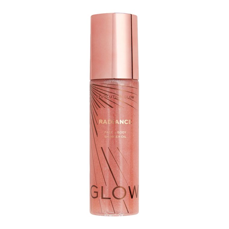 Face & Body Shimmer Oil MAKEUP REVOLUTION Pink Glow Radiance 100ml - |  ALEXANDAR Cosmetics