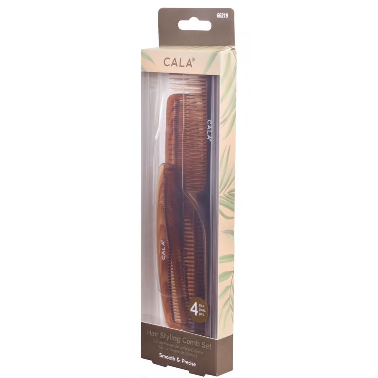 Hair Styling Comb Set CALA Smooth & Precise 4/1 - | ALEXANDAR Cosmetics
