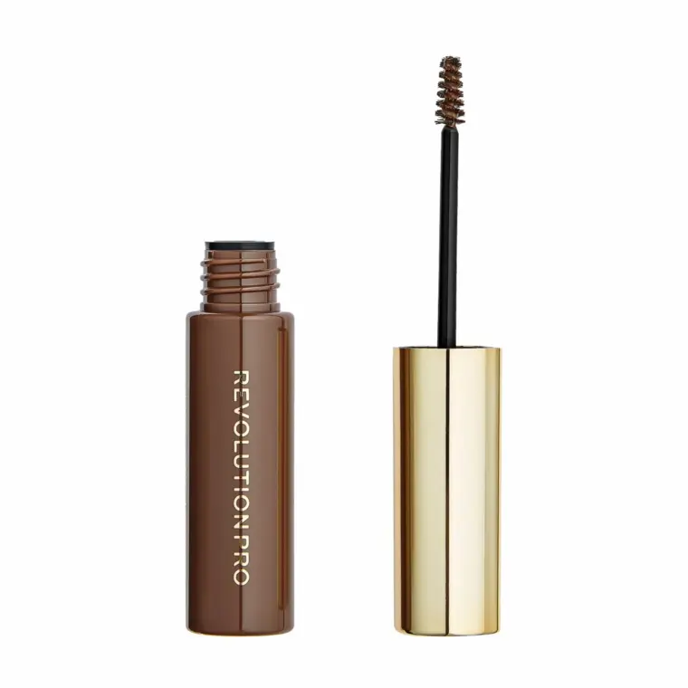 Maskara za obrve REVOLUTION PRO Brow Volume & Sculpt Gel 6ml — Warm Brown — slika 1