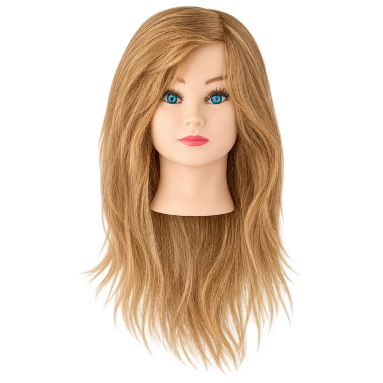 Trening lutka sa prirodnom kosom LQS 40 cm