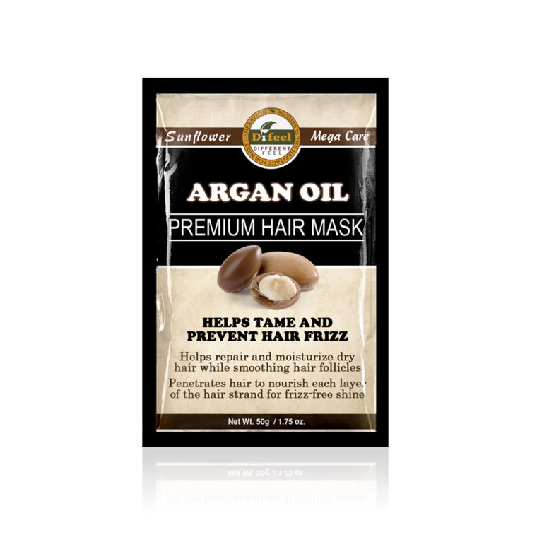 Dry Hair Frizz-Free Mask DIFEEL Argan Oil 50g - | ALEXANDAR Cosmetics